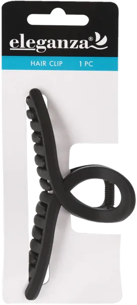 Изображение Заколка для волос Купман крабик фигурный черный Купман Интернэшнл м/у, 1 шт