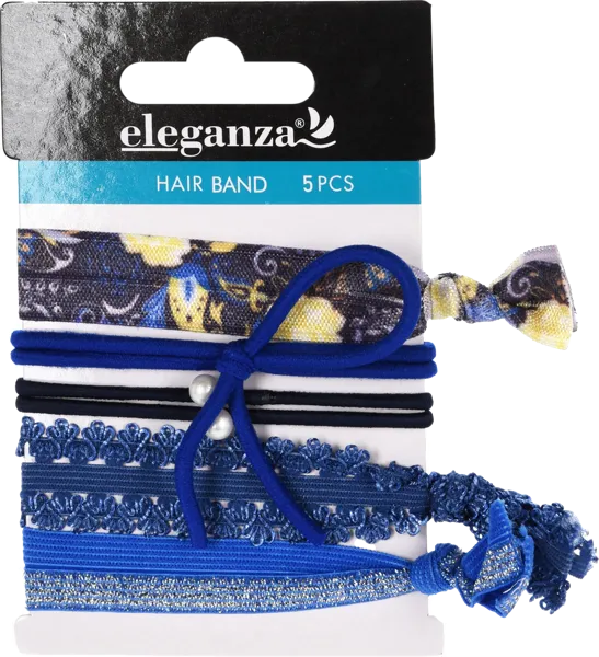 Изображение Резинка для волос Купман плоская разноцветная Купман Интернэшнл м/у, 5 шт