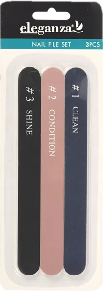 Изображение Пилочка 17см для ногтей Элеганза плоская Купман Интернэшнл п/у, 3 шт