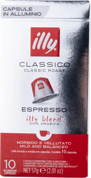 Изображение Кофе в капсулах 10шт Илли эспрессо Илликаффе кор, 57 г
