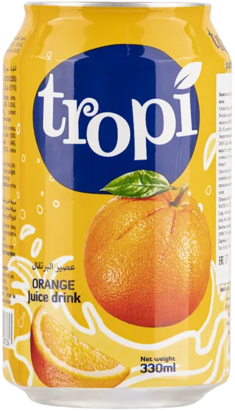 Изображение Напиток сокосодержащий негаз Тропи апельсин Тан До ж/б, 0,33 л