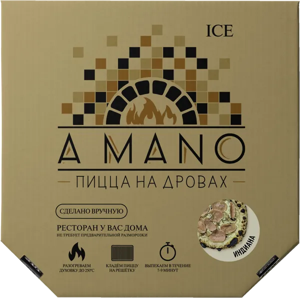 Изображение Пицца замороженная А Мано индиано Устян А.С. в/у, 450 г