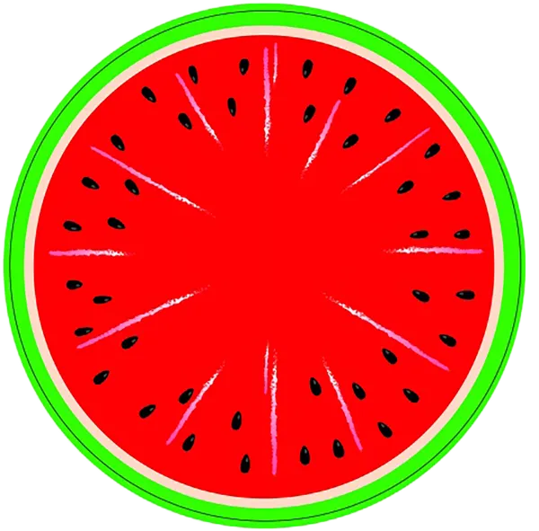 Изображение Мяч 23 см Дрим мейкерс арбуз Волшебный остров сетка, 1 шт