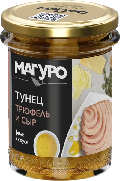 Изображение Тунец в соусе Магуро филе трюфель сыр Дальпромрыба с/б, 200 г