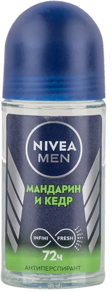 Изображение Антиперспирант шар мужской Нивея мандарин и кедр Байерсдорф с/б, 50 мл