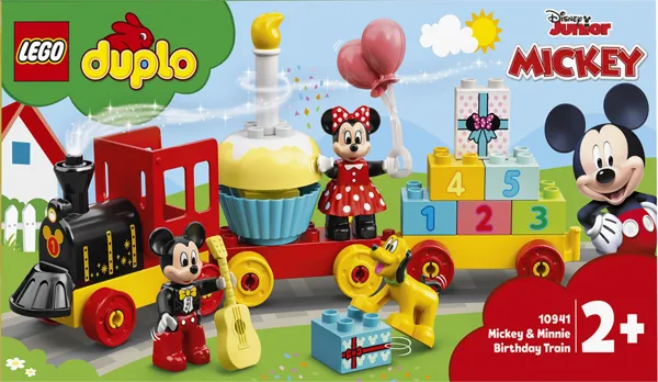 Изображение Конструктор с 2 лет 10941 Лего дупло поезд микки и минни Лего к/у, 1 шт