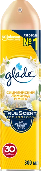 Изображение Освежитель воздуха Глейд сицилийский лимонад мята Эс Си Джонсон ж/б, 300 мл