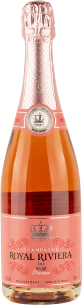 Изображение Шампанское розовое брют Роял Ривера Прансьи пино нуар купаж Роял Ривера с/б, 0,75 л