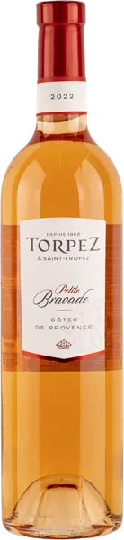 Изображение Вино розовое сухое Гренаш купаж Кот де Прованс Торпез Пти Бравад Торпез с/б, 0,75 л