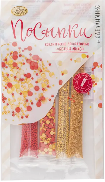Изображение Посыпка кондитерская Парфэ белый микс Топ Продукт м/у, 20 г