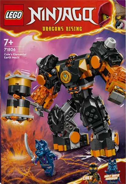 Изображение Конструктор с 7 лет 71806 Лего ниндзяго боевой робот коула Лего к/у, 1 шт