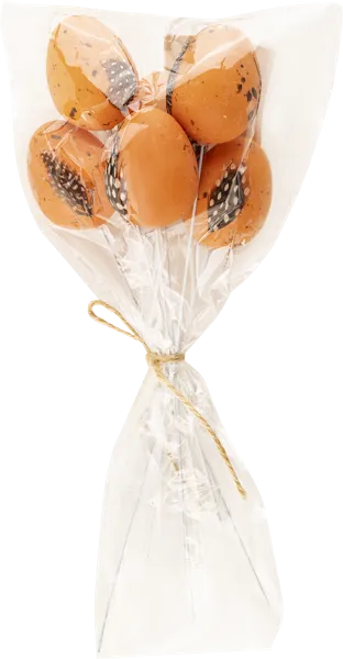 Изображение Яйцо на палочке для кулича Домашняя кухня яйцо с рисунком цветное Топ Продукт м/у, 6 шт