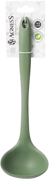 Изображение Половник 27,5см зеленый Агнесс силиконовый Агнесс , 1 шт