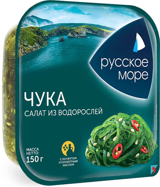 Изображение Салат из морских водрослей Русское Море чука Русское Море п/у, 150 г