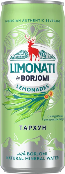 Изображение Напиток газ Лимонатти тархун Боржоми ИДС ж/б, 0,33 л