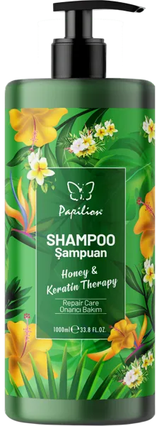 Изображение Шампунь для всех типов волос Папильон мед кератин восстановлен Ар Кагит п/у, 1 л