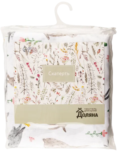 Изображение Скатерть 220*144см Доляна флаффи баннис кремовая Доляна м/у, 1 шт