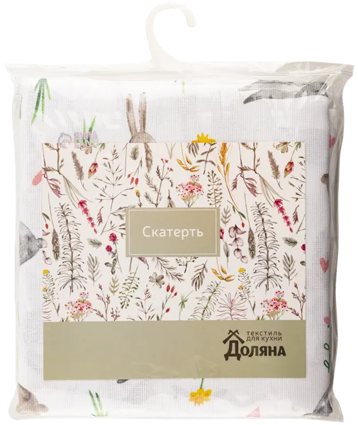 Изображение Скатерть 180*144см Доляна флаффи баннис кремовая Доляна м/у, 1 шт