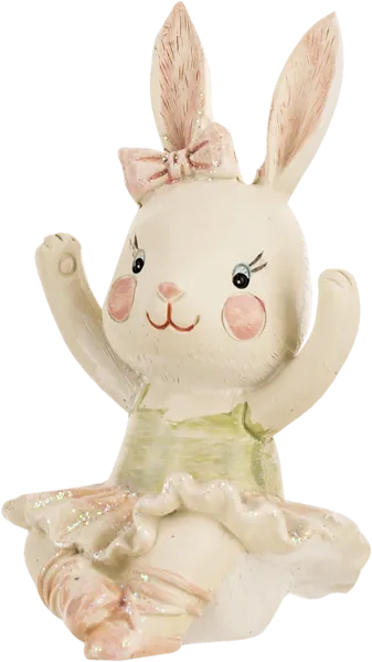 Изображение Сувенир 8,5см Арт Узор зайка балерина Йоуда Импорт м/у, 1 шт