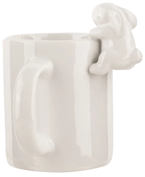 Изображение Кружка 380мл Доляна зайка белая Доляна м/у, 1 шт