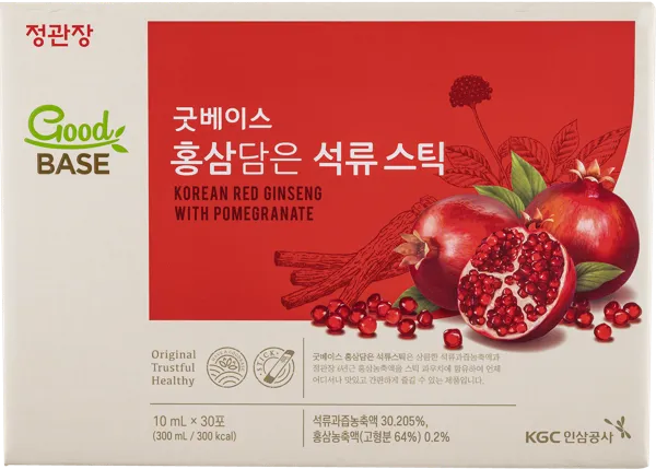 Изображение Напиток в стиках ЧеонгКванДжанг красный женьшень гранат Кореа Джинсенг с/б, 30*10 мл