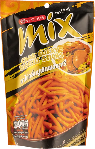 Изображение Снеки из пшеницы ВФудс Микс карри краб Вариэти Фудс м/у, 60 г