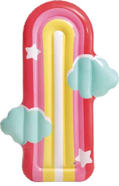 Изображение Плот 183*132см для плавания Интекс радужные облака Интекс к/у, 1 шт