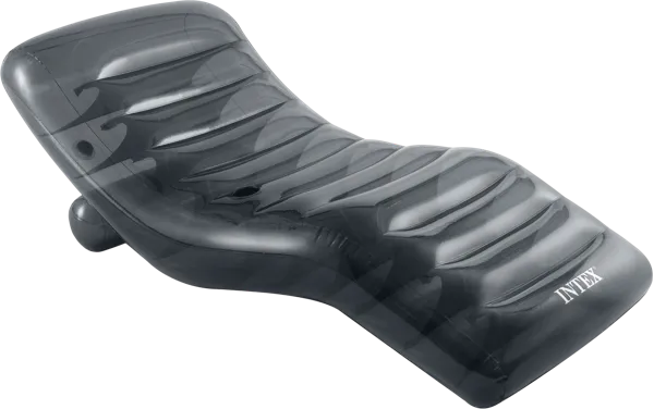 Изображение Кресло 191*99см надувное Интекс шезлонг лаунж карбон серы Интекс к/у, 1 шт