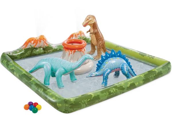 Изображение Игровой центр 201*201*36см Интекс приключения юрского перио Интекс к/у, 1 шт