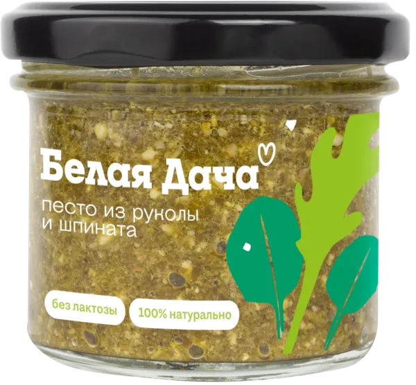 Изображение Соус песто Белая дача руккола шпинат Белая Дача Юг с/б, 90 г