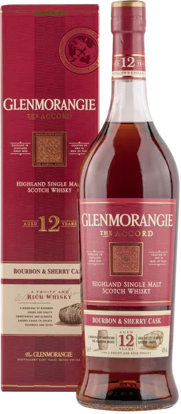 Изображение Виски односолодовый Гленморанджи Аккорд хайлэнд 12 лет Макдональд Мюир п/у, 1 л