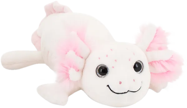 Изображение Мягкая игрушка 20см Оушен аксолотль белый Оранж Тойс , 1 шт