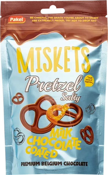 Изображение Крендельки в молочном шоколаде Мискетс Пакель м/у, 80 г