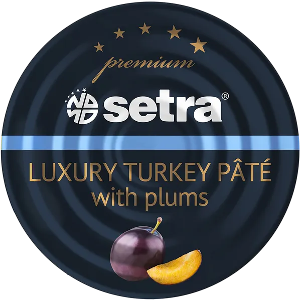 Изображение Паштет Сетра премиум из индейки с черносливом Яхор Экспорт ж/б, 100 г