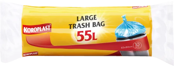 Изображение Мешки для мусора 55л Коропласт прочные Коропласт м/у, 10 шт