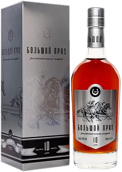 Изображение Коньяк 40% Большой приз 10 лет Новокубанский п/у, 0,5 л
