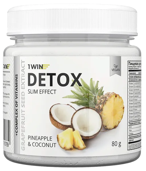 Изображение Детокс слим эффект 1ВИН Грейпфрут ананас кокос Винлаб Нутришин п/у, 80 г