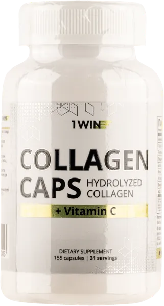 Изображение Коллаген в капсулах 1ВИН Гиарулон Витамин С Винлаб Нутришин п/у, 155 шт