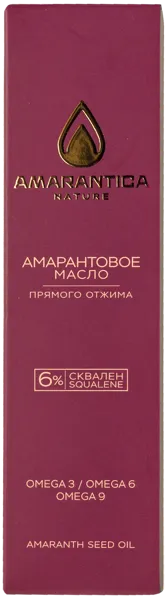 Изображение Масло амарантовое Амарантика Амарант Технология с/б, 100 мл