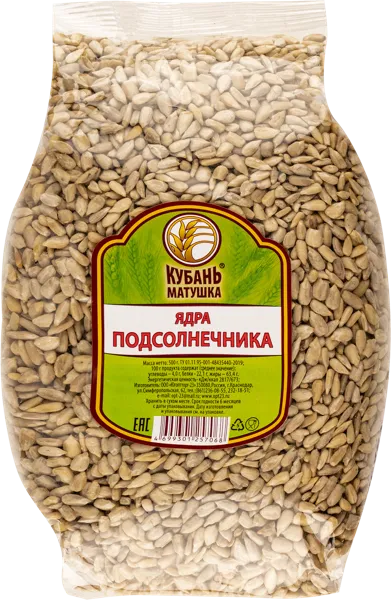 Изображение Семечки подсолнечника Кубань матушка ядра Югоптторг-23 м/у, 500 г