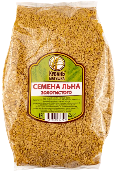 Изображение Семена Кубань матушка лен золотистый Югоптторг-23 м/у, 500 г