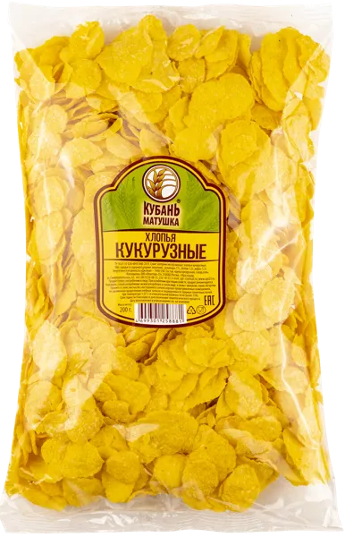 Изображение Хлопья кукурузные Кубань матушка Югоптторг-23 м/у, 200 г