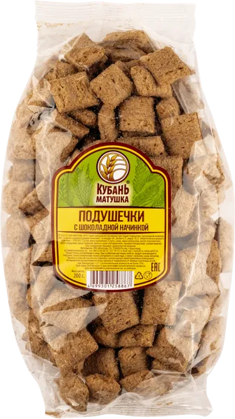 Изображение Готовый завтрак Кубань матушка подушечки с шоколадом Югоптторг-23 м/у, 200 г