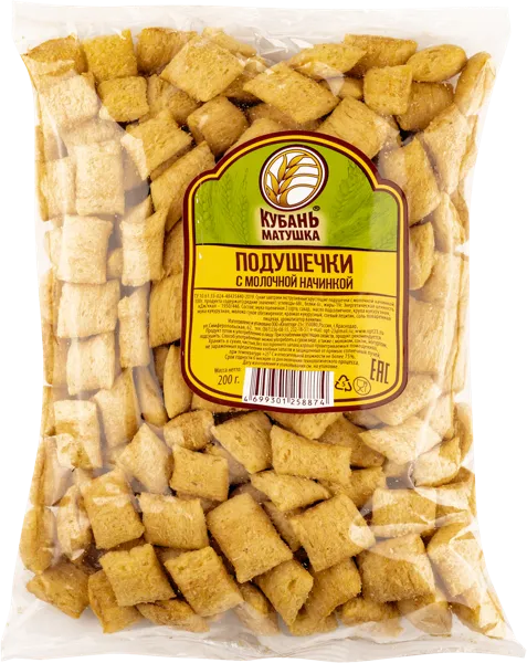 Изображение Готовый завтрак Кубань матушка подушечки с молоком Югоптторг-23 м/у, 200 г