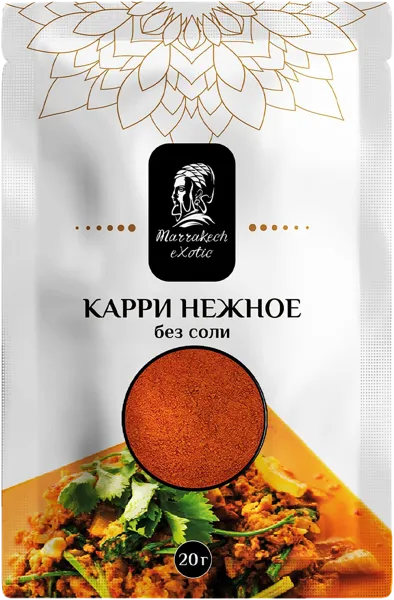 Изображение Карри молотый Марракеш Экзотик нежный ВиноТЕП м/у, 20 г
