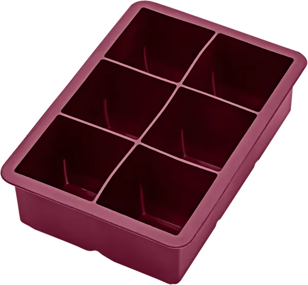 Изображение Форма 25см для льда Аполло джамбо куб бордовая Аполло к/у, 1 шт