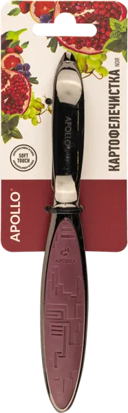 Изображение Картофелечистка 19см Аполло Дженио солар нерж сталь Аполло к/у, 1 шт