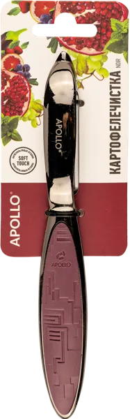 Изображение Картофелечистка 19см Аполло ноир нерж сталь Аполло к/у, 1 шт