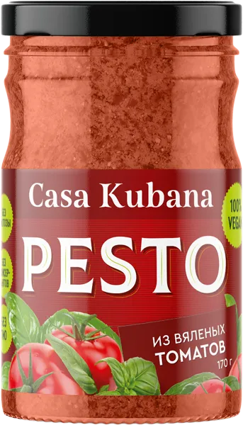 Изображение Соус песто Каза Кубана из вяленых томатов Другой продукт с/б, 170 г