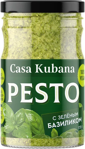 Изображение Соус песто Каза Кубана с базиликом Другой продукт с/б, 170 г